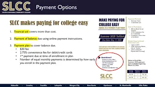 Student Accounts Payment Options