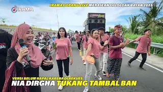 nia dirgha coba nyanyi tambal ban versi kocak bareng musik jalanan irama dopang live loloan bayan