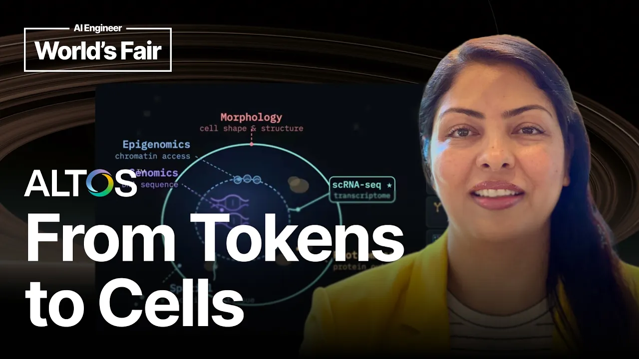 From Tokens to Cells: Foundation Models for Single-Cell Biology - Akram Baharlouei, Altos Labs: video thumbnail