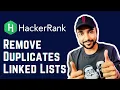 HackerRank - Remove Duplicates from a Sorted Linked List Full solution Study Algorithms