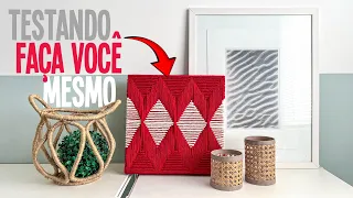 Quadro trançado 🖼️ Simples e surpreendente!