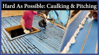 Waterproofing the Boat Deck – Episode 232 – Acorn to Arabella: Journey of a Wooden Boat