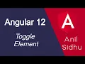 Angular 12 tutorial in Hindi Toggle Element on button hide and show tag