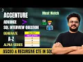 SQL Interview Question and Answers ACCENTURE SQL QUESTION A-Z IN SQL Deepankar Pathak