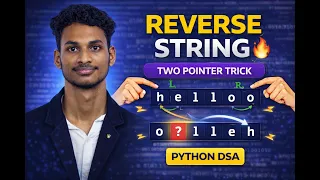 Reverse String Two Pointer Approach Python DSA