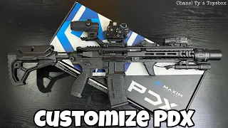 customize gel blaster m4a1 black v8 metal full auto blow back