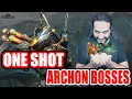 WARFRAME Most Powerful Loadout For Archon Hunt - KUVA HEK BUILD