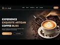 Build a Modern Coffee Website HTML CSS Landing Page No JavaScript