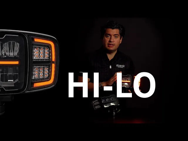 10-32V 41W 5000Lm STRAND HI-LO SNOW PLOW LED LAMP, IP 68/IP 69,  R148, R149 Atsauces numurs 17,5 EMC ECE R10 , Labais, garantija 3 gadi, auksti  balta gaisma 6000K