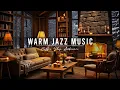 Download Lagu Cozy Winter Coffee Shop Ambience with Warm Jazz Music \u0026 Crackling Fireplace to Relaxing, Study, Work