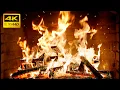 Lagu 🔥 Open haard, sneeuw en stilte met knisperend vuur en brandend hout zonder muziek (Fireplace 4K)