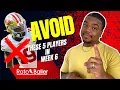 Start Em Sit Em Busts Avoids Fantasy Football Week 6 2023