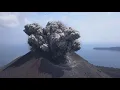 Download Lagu Krakatau volcano - spectacular explosions at day and night