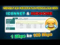 Download Lagu Cara Mengurangi Kecepatan WiFi Indihome/ICONNET untuk Pengguna Lain