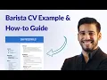 Sample Barista CV Example PDF Template Works for Starbucks Even With no Experience