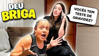 COMPREI TESTE DE GRAVIDEZ NA FRENTE DA MINHA MÃE! *Deu ruim 