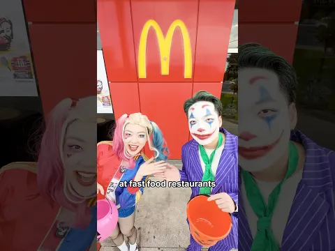 Trick Or Treat at fast food restaurants 👻 #halloween #shorts