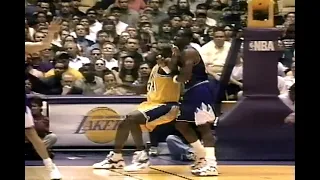 Karl Malone Shaq Take Turns With Flagrant Fouls On Each Other