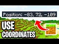 How To Easily Use Coordinates In Minecraft - Java Bedrock