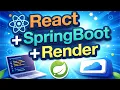 Deploying SpringBoot React Application in Render - Demonstration