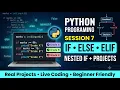 Python Course Session 7 part 2 Complete Conditional Statements in Python