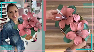 🌺 Bouquette de flores con Globos y alambre 🎈