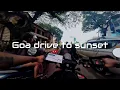 Drive with me through Goa for sunset | Harley X440T POV