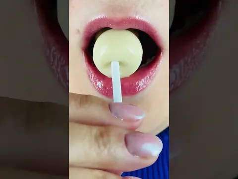 asmr CHOCOLATE VANILLA LOLLIPOP eating sounds mukbang food