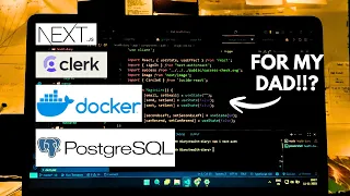 I Built a Full-Stack App for My Dad in 3 Days Next js Clerk Docker PostgreSQL