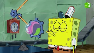 سبونج بوب نائما في سلطع برجر والنتيجة 