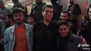 إستقبال قائد قسد مظلوم عبدي لطلاب من جامعة روج أفا  إستقبال قائد قسد مظلوم عبدي لطلاب من جامعة روج أفا