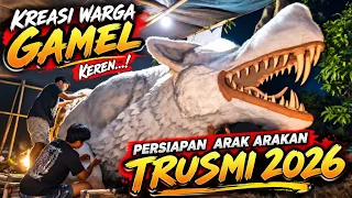 Kreasi warga gamel menyambut acara arak arakan Trusmi 2026‼️ keren