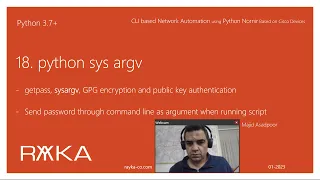 18 python sys argv to get password in network automation