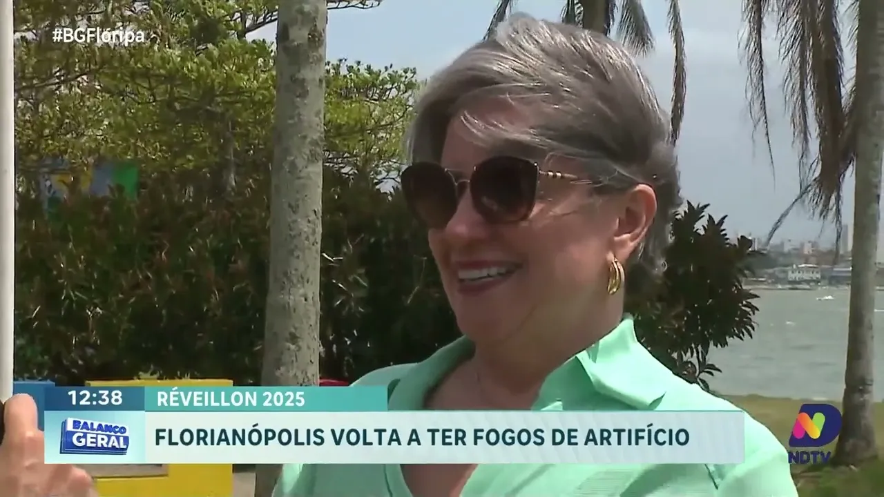 Réveillon 2025: Florianópolis retorna com fogos de artifício neste ano novo