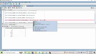 Numeric related function in single row function in Oracle