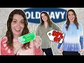 Combining super cash and clearance Old Navy haul