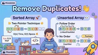 Remove Duplicates from Array Sorted Unsorted 2 Best Methods