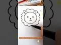 Lagu Menggambar singa lucu #caramenggambarhewan #menggambar #art
