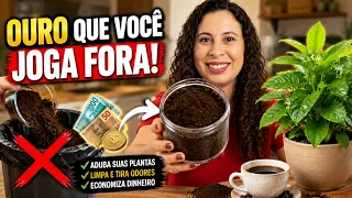 Nunca Mais Jogue Borra de Café no Lixo 5 Segredos Que Vão Transformar Sua Casa e Seu Jardim