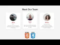 Creating Our Team Section Using HTML And CSS HTML CSS Tutorial For Beginners