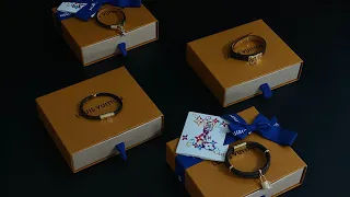 eng Louis Vuitton Bracelets amsr unboxing try-on sammy