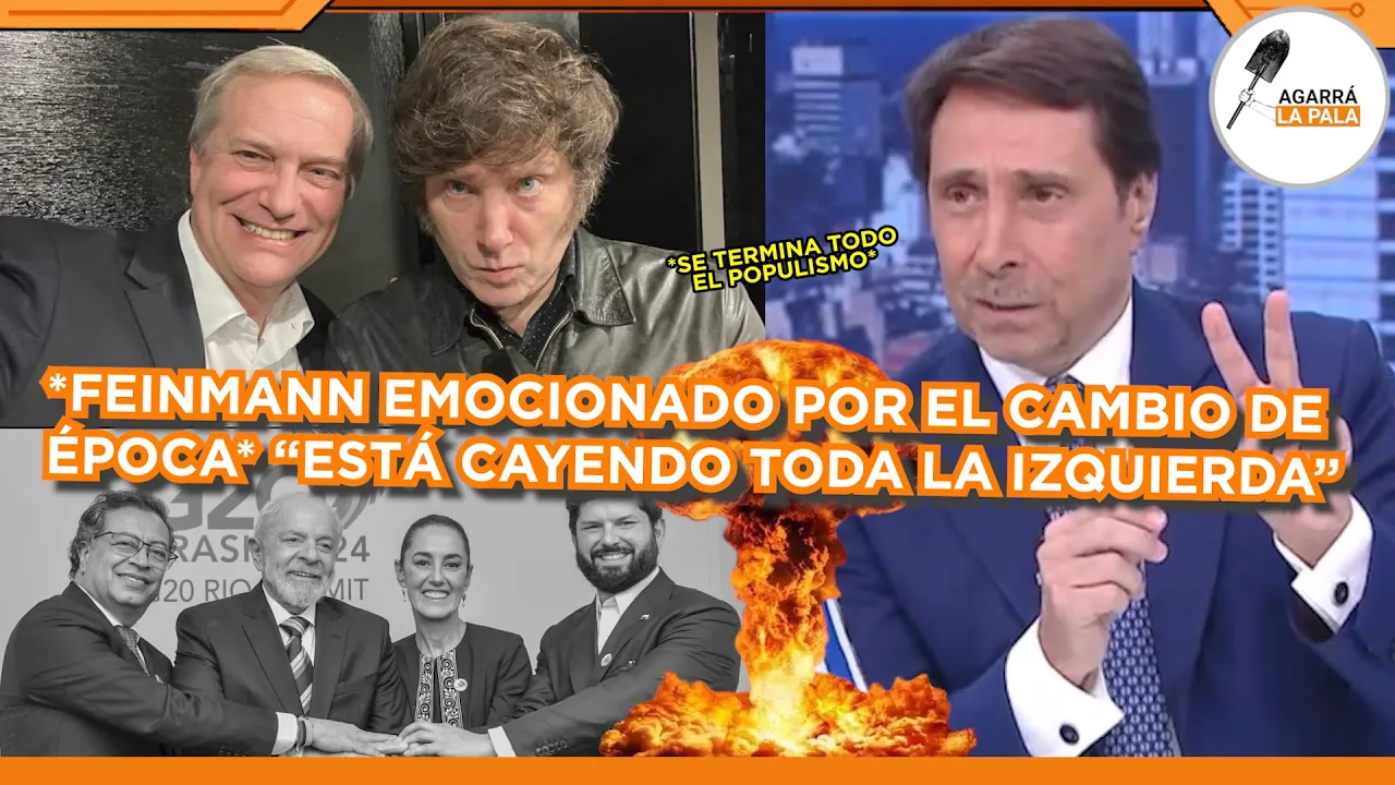 FEINMANN HUMILLÓ AL MERLUZO BORIC Y TIRÓ UNA BOMBA DE LAS ELECCIONES EN CHILE: "SE CAE LA IZQUIERDA"