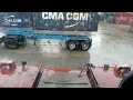 CMA EMPTY RETURN 20 - KALMAR REACH STACKER DRF450 AT JBY CY
