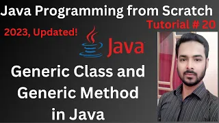 Tutorial 20 Generic Class and Generic Method in Java