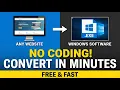 Convert Your Website Into Windows Software Convert Website To exe File Without Coding