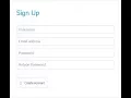 Signup php With Ajax