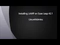 OpenSuSE Leap 42 1 install Apache MySQL PHP - LAMP