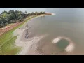 Harvey Creek Lake Sam Rayburn Drone Footage Water Level 155 8 Hidden Humps Timber Exposed