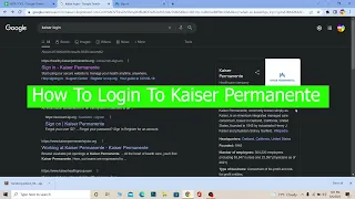 Kaiser Login How to Login to Kaiser Permanente Account 2022 Kaiser Permanente Sign In