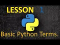 Basic Python Terms